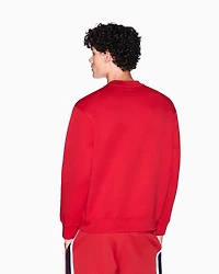 Armani Exchange - Sweatshirt with maxi logo, Man, Red, Size: