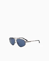 Emporio Armani - Men’s aviator sunglasses, Man, Grey, Size: 59L