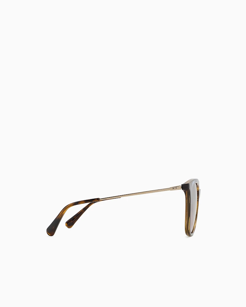 Armani Exchange - Sunglasses, Woman, Brown, Size: 55L