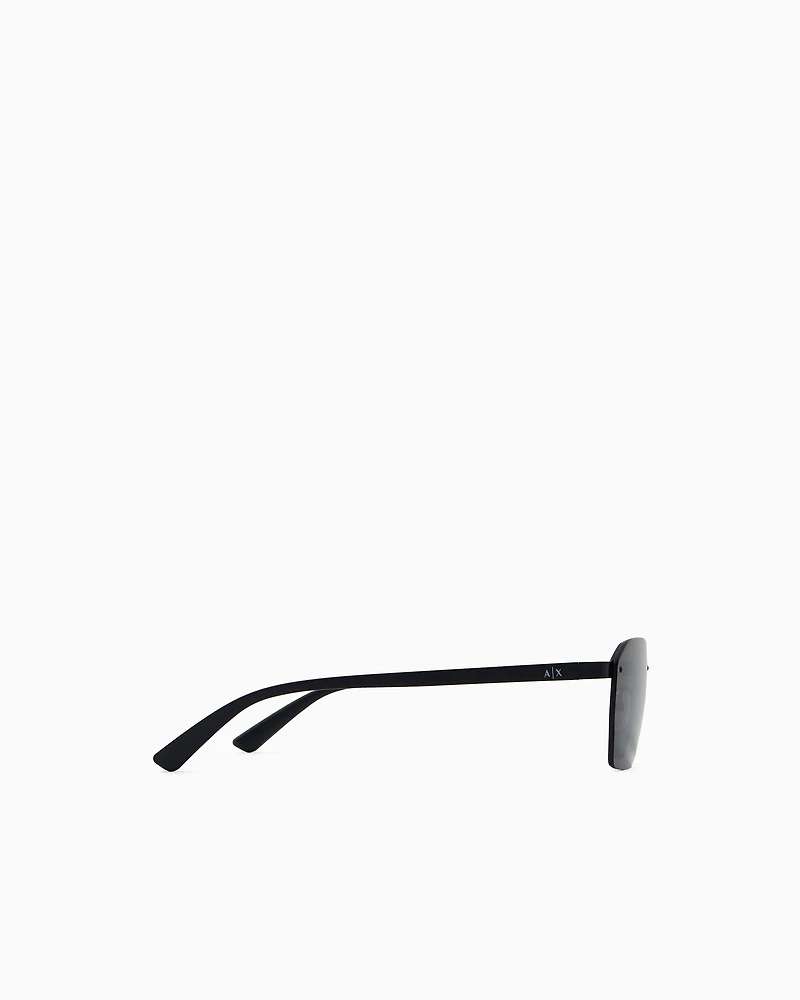 Armani Exchange - Sunglasses, Man, Black, Size: 59L