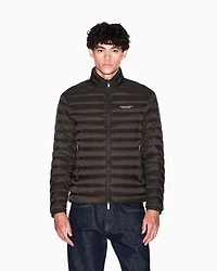 Armani Exchange - Quilted full zip down jacket, Man, Brown, Size: