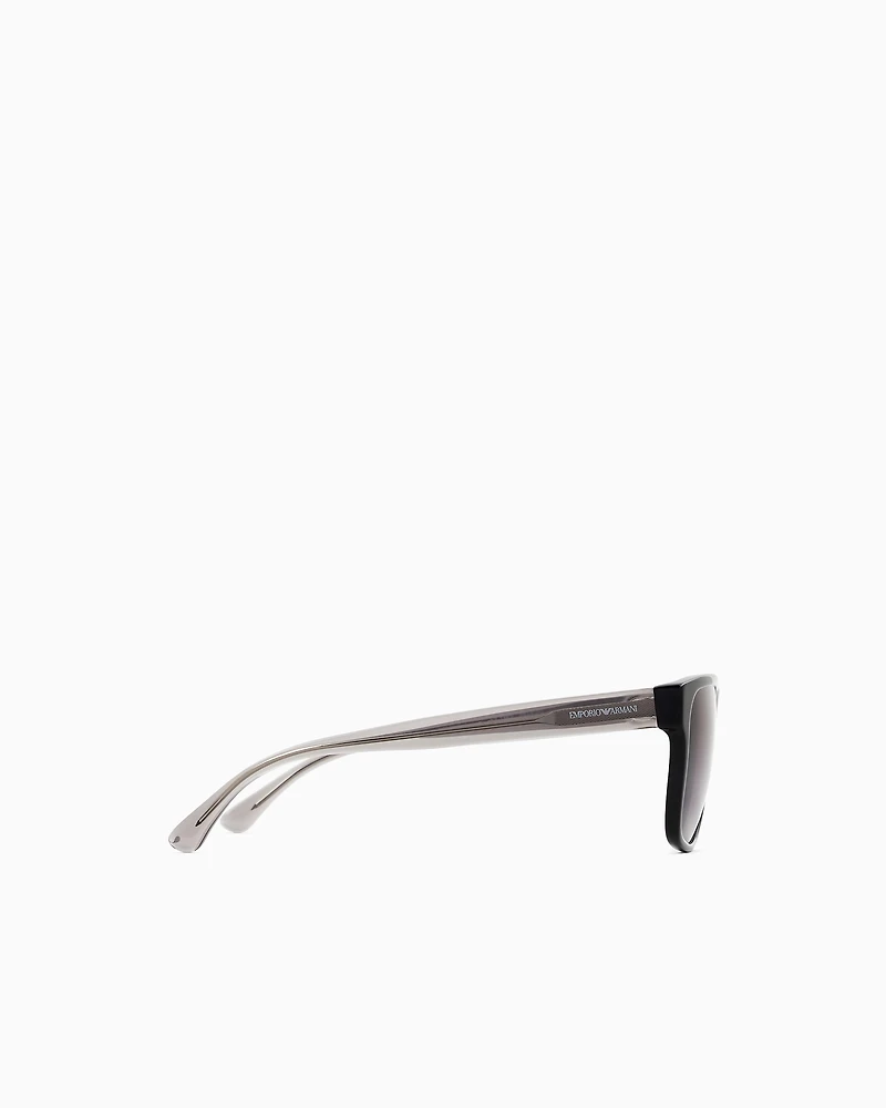 Emporio Armani - Men's bio-acetate sunglasses, Man, Black, Size: 56L