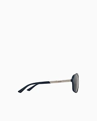 Emporio Armani - Men’s aviator sunglasses, Man, Blue, Size: 59L