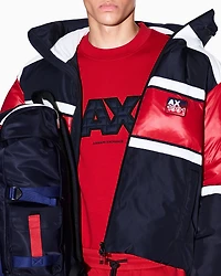 Armani Exchange - Sweatshirt with maxi logo, Man, Red, Size:
