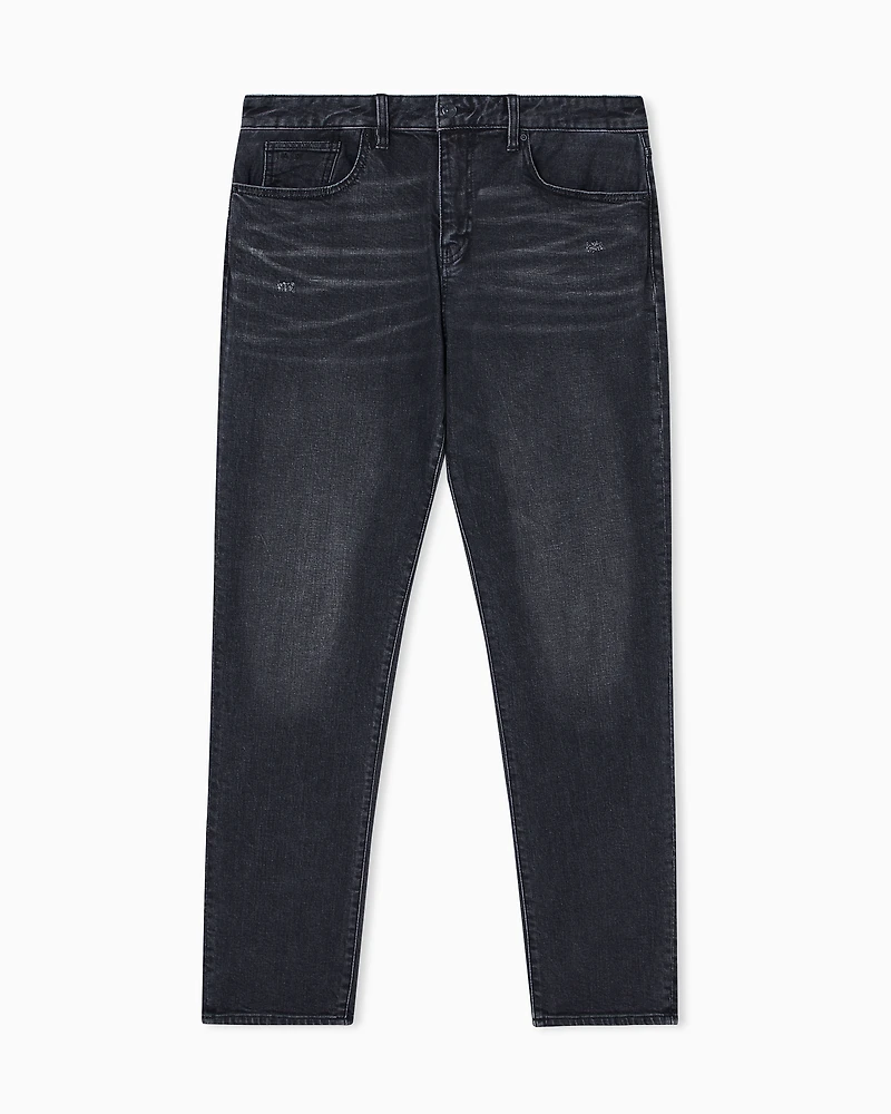 Armani Exchange - Slim-fit denim jeans, Man, Grey, Size: