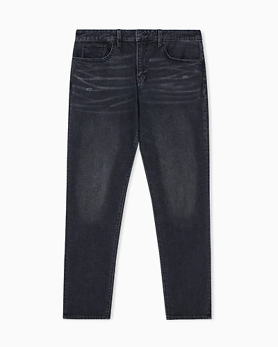 Armani Exchange - Slim-fit denim jeans, Man, Grey, Size: