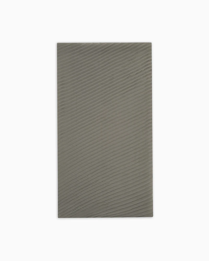 Emporio Armani - Pleated stole, Woman, Grey, Size: TU