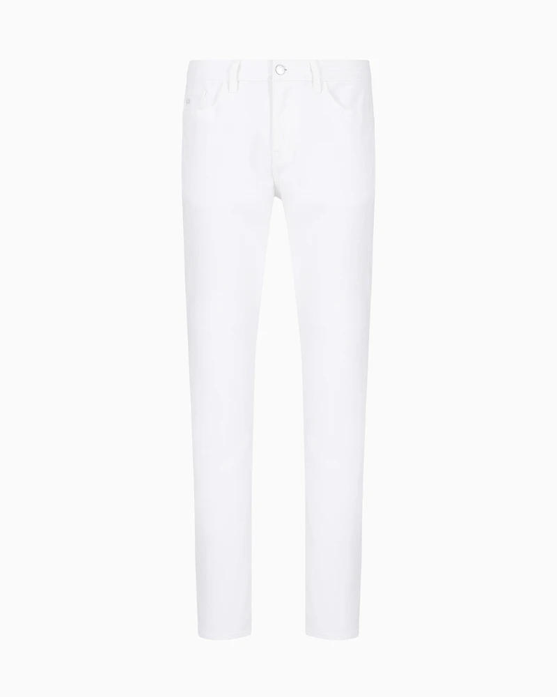 Armani Exchange - Skinny Jeans, Man, White, Size: