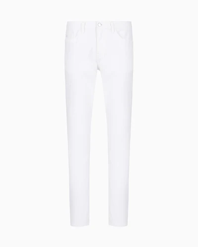 Armani Exchange - Skinny Jeans, Man, White, Size: