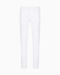 Armani Exchange - Skinny cotton jeans, Man, White, Size: