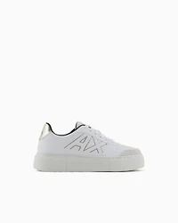 Armani Exchange - Sneakers with logo, Woman, White, Size: