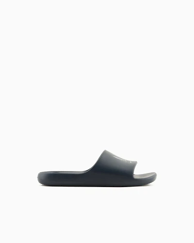 Armani Exchange - ICON PROJECT LOGO SLIDES, Man, Navy Blue, Size: