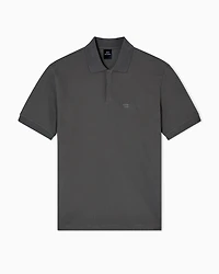 Armani Exchange - Regular fit polo shirt with tone-on-tone logo, Man, Green, Size: