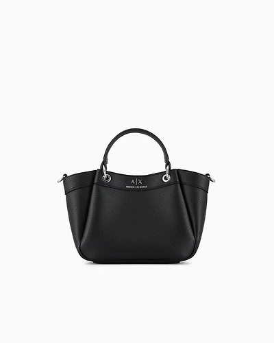 Armani Exchange - Small handbag with degradè shoulder strap, Woman, Black, Size: TU