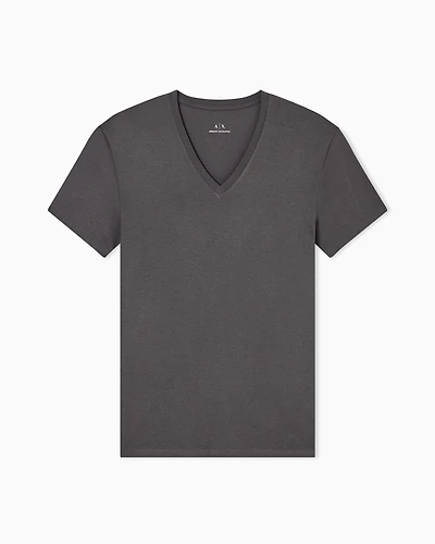 Armani Exchange - Slim fit T-shirt Pima cotton jersey, Man, Green, Size: