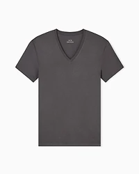 Armani Exchange - Slim fit T-shirt Pima cotton jersey, Man, Green, Size: