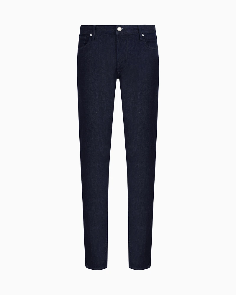 Emporio Armani - J06 Slim-fit jeans comfort twill 9.5 oz denim, Man, Blue, Size: