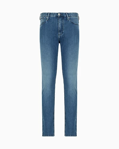 Emporio Armani - J06 Slim-fit jeans comfort twill 9.5 oz denim, Man, Blue, Size: