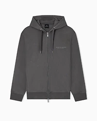 Armani Exchange - Basic zip-up hoodie, Man, Green, Size: