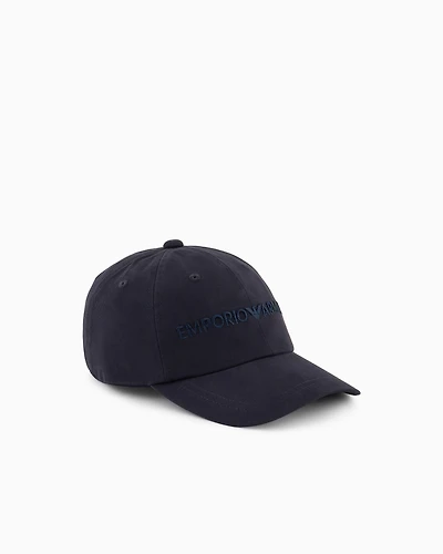 Emporio Armani - Baseball cap with Emporio Armani embroidery, Man, Navy Blue, Size: TU