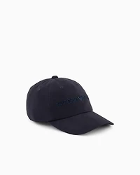 Emporio Armani - Baseball cap with Emporio Armani embroidery, Man, Navy Blue, Size: TU
