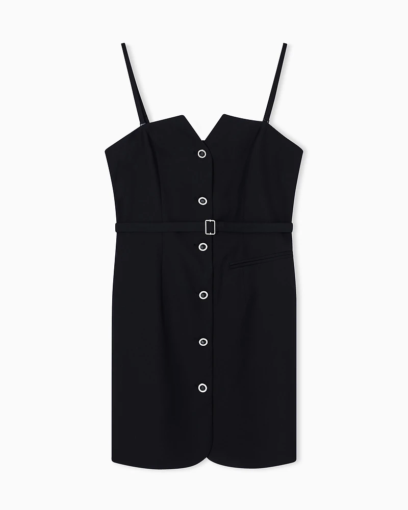 Armani Exchange - Short Dresses, Woman, Black, Size: