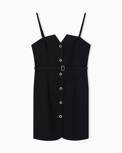 Armani Exchange - Short Dresses, Woman, Black, Size: