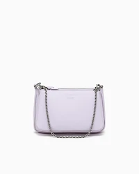 Emporio Armani - Deer-print double mini bag with shoulder strap, Woman, Pink, Size: TU