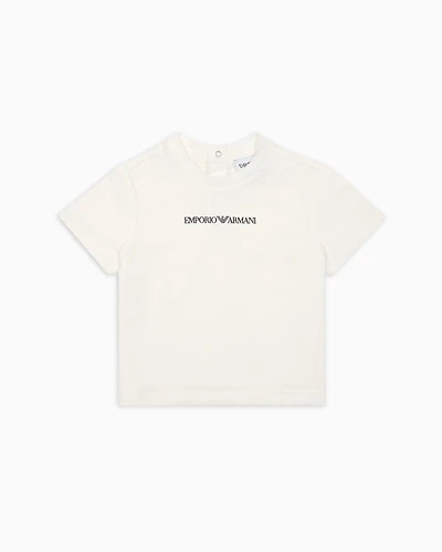 Emporio Armani - Jersey T-shirt with logo, Boy, White, Size: 18M