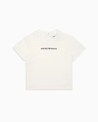 Emporio Armani - Jersey T-shirt with logo, Boy, White, Size: 18M