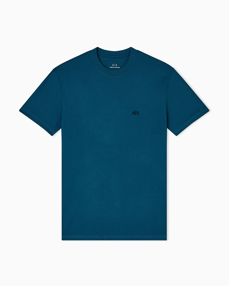 Armani Exchange - Regular Fit T-Shirts, Man, Blue, Size:
