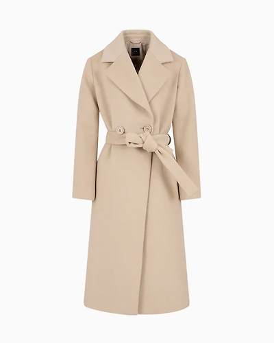 Armani Exchange - Coats, Woman, Beige, Size: