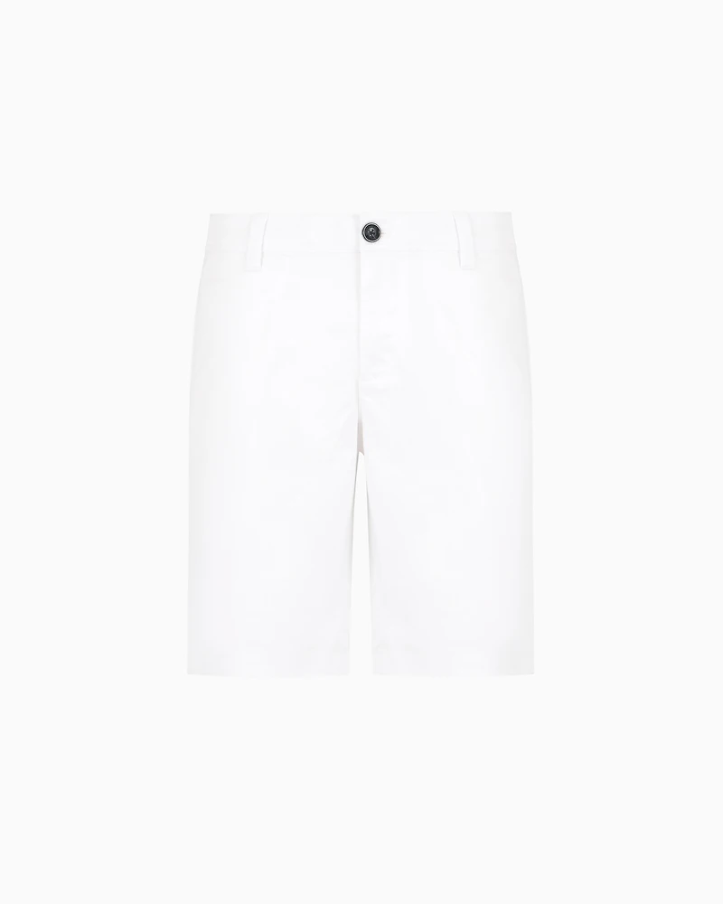 Bermuda shorts satin stretch fabric