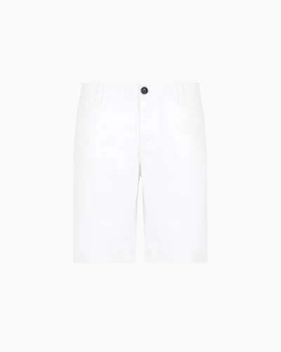 Bermuda shorts satin stretch fabric