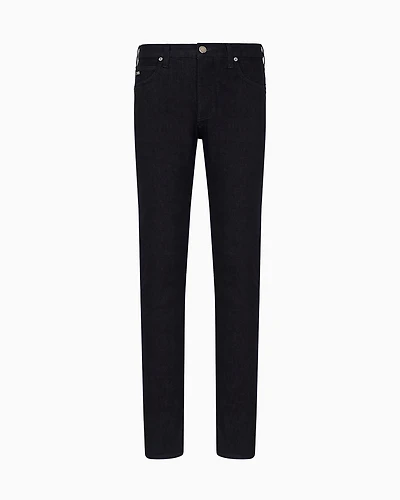 Emporio Armani - J45 Regular-fit jeans comfort-twill denim, Man, Blue, Size: