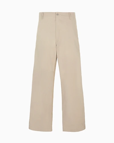 Emporio Armani - ASV organic gabardine chinos, Man, Beige, Size: