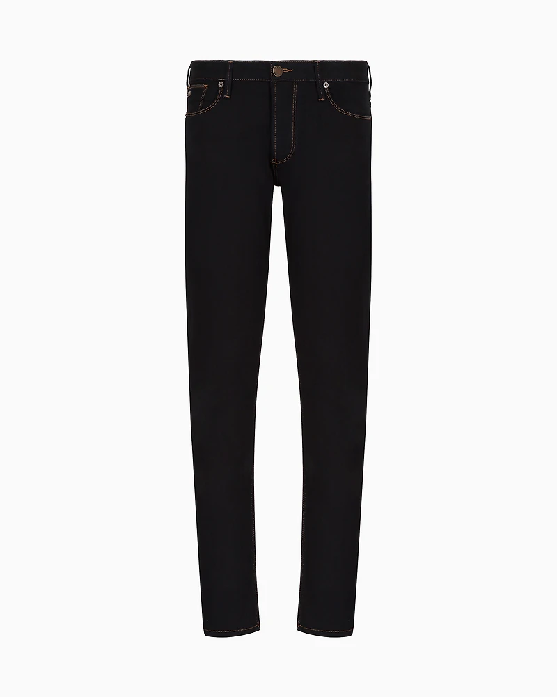 Emporio Armani - J06 Slim-fit, washed, 10.5 oz comfort-denim jeans, Man, Blue, Size: