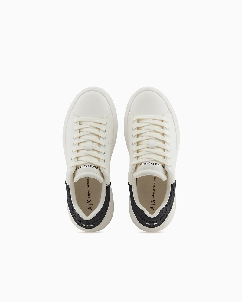 Sneakers with high sole