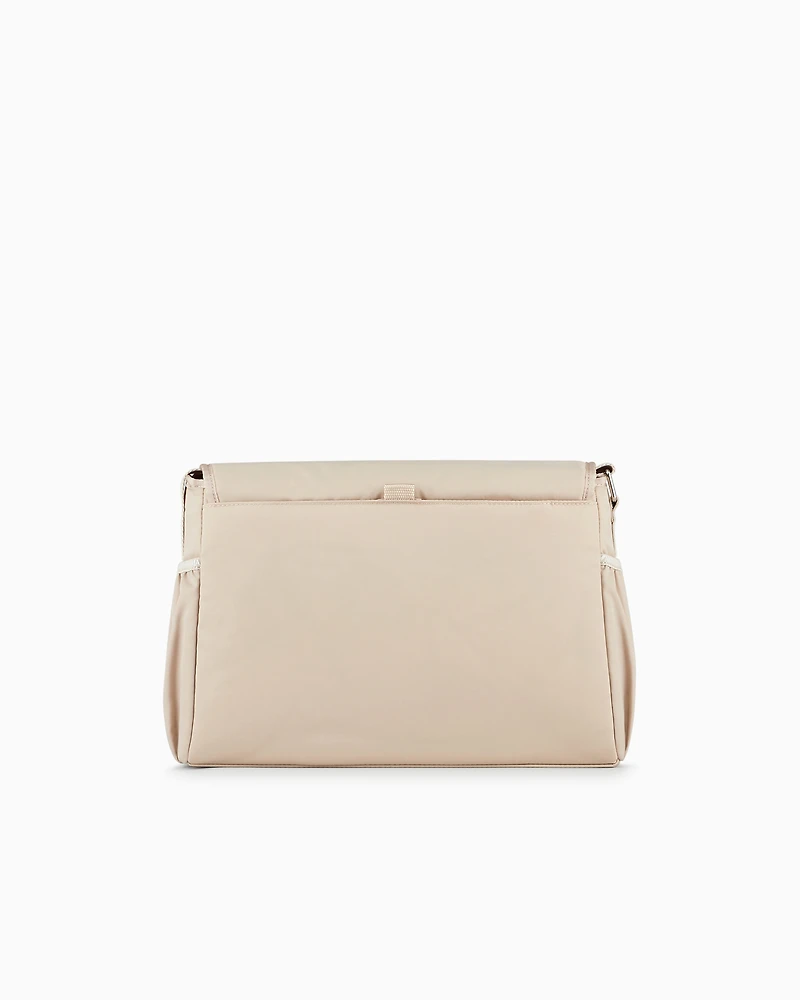 Emporio Armani - Mummy bag set with eagle plate, Boy, Beige, Size: TU