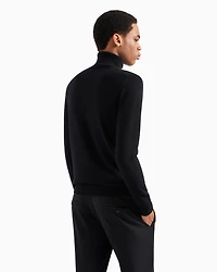 Emporio Armani - Pure cashmere rollneck, Man, Black, Size: