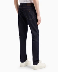 Emporio Armani - J06 Slim-fit, washed, 11.5 oz comfort-denim jeans, Man, Blue, Size:
