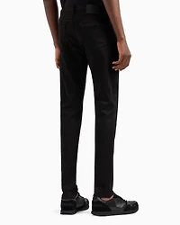 Emporio Armani - J11 Slim-fit extra comfort modal-blend denim jeans, Man, Black, Size: