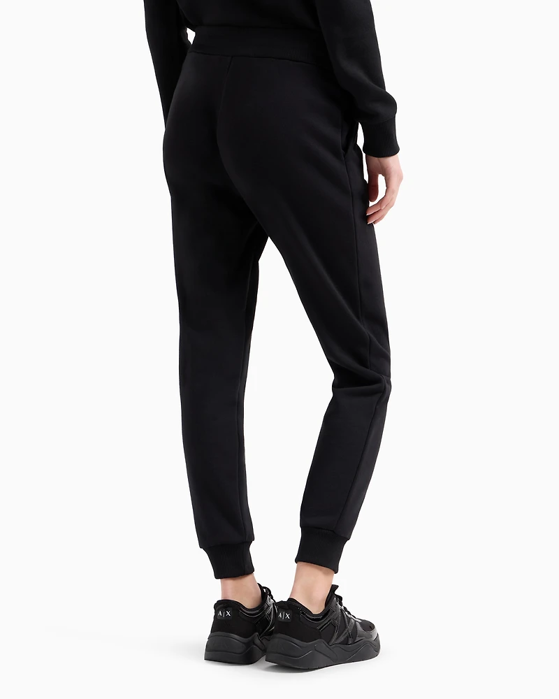 Armani Exchange - Milano/New York Sweat Jogger Pants, Woman, Black, Size: