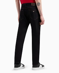 Emporio Armani - J06 Slim-fit, washed, 10.5 oz comfort-denim jeans, Man, Blue, Size: