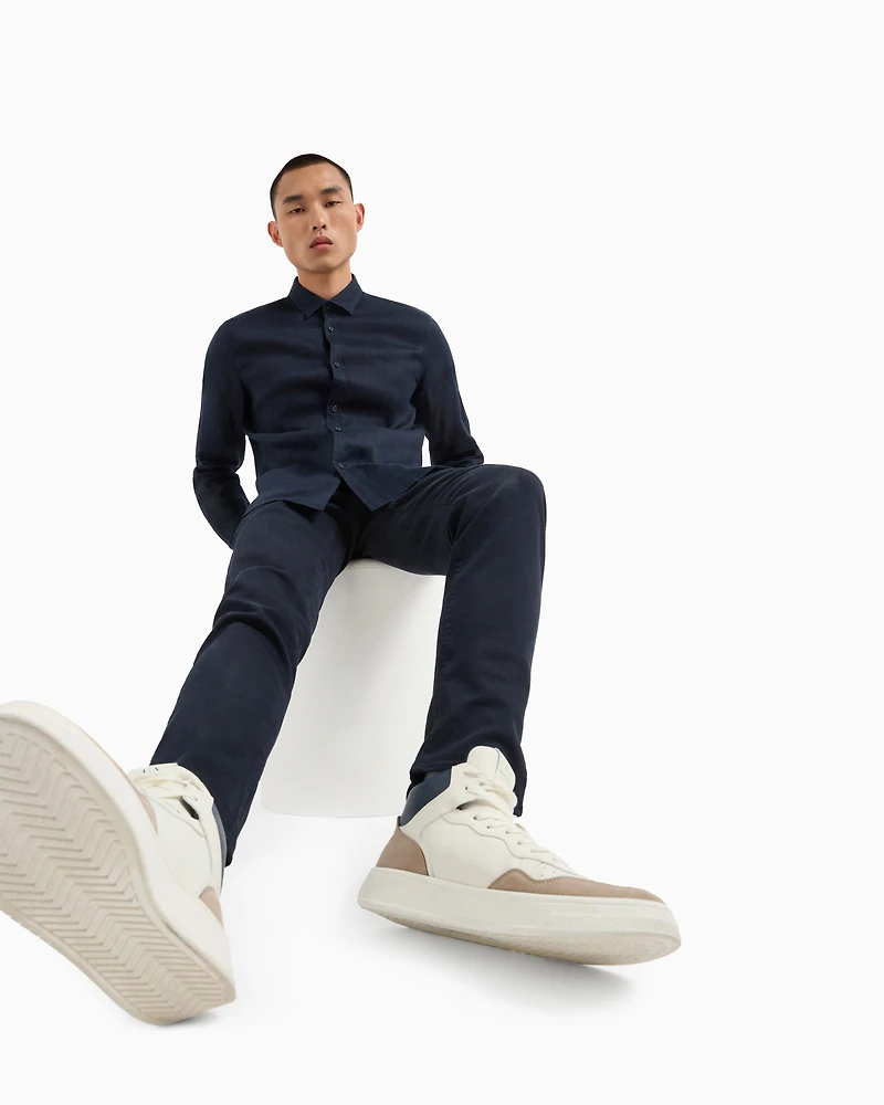 Regular fit cotton shirt