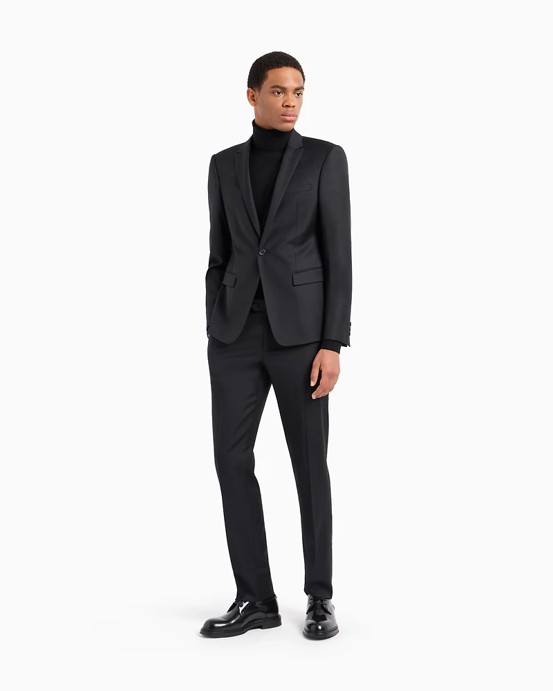 Emporio Armani - Pure cashmere rollneck, Man, Black, Size: