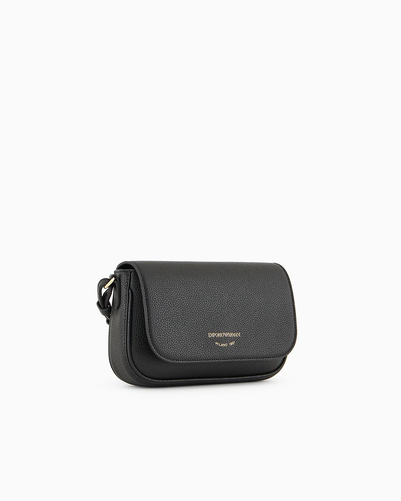 Emporio Armani - Deer-print mini bag with shoulder strap, Woman, Black, Size: TU