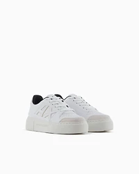 Armani Exchange - Sneakers with logo, Woman, White, Size: