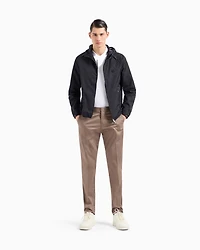 Emporio Armani - Stretch-cotton chinos, Man, Beige, Size: