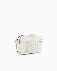 Armani Exchange - Crossbody bag with logo, Woman, White, Size: TU